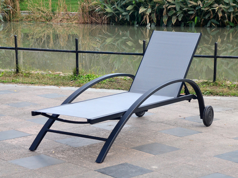 Lounger gréine sling alúmanaim, leapacha gréine alúmanaim YQ-TB-510