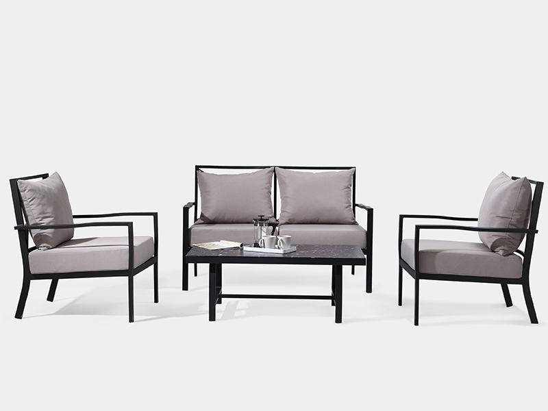 tolg gairdín nua-aimseartha, 4pcs Mír PATIO YQA-1012