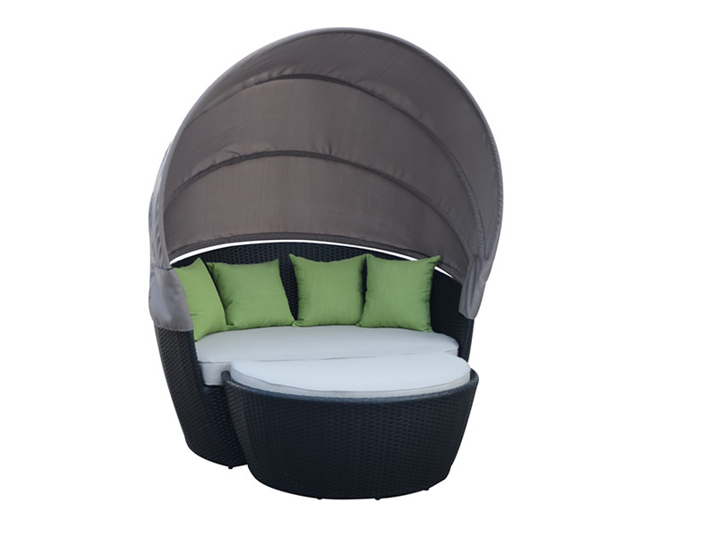 leaba ceannbhrat rattan lasmuigh YQR-285