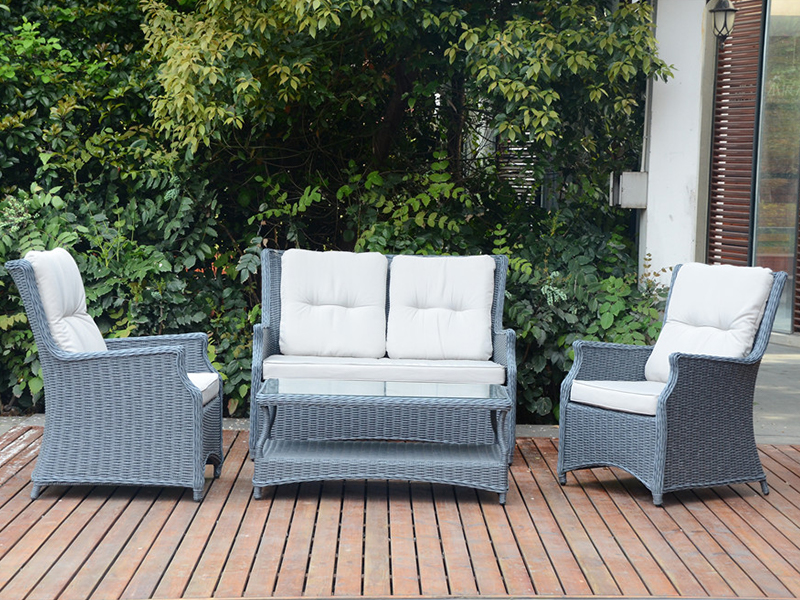 4PCS Socraigh SOFA Rattan, Margadh na hEorpa Troscán Rattan YQR-496